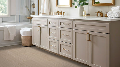 9x48 Whitehill Wood-Look Matte Smooth Porcelain Tile Light Beige