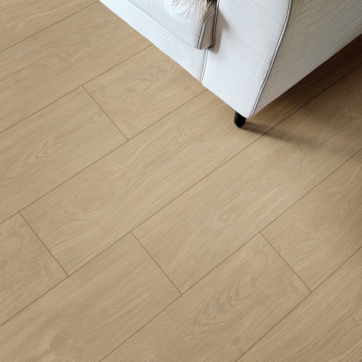 9x48 Whitehill Wood-Look Matte Smooth Porcelain Tile Natural Oak