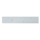 3x18 White Vena Bullnose Marble-Look Matte Smooth Ceramic Tile White Gray
