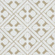 8x8 Zaria Diamond Lattice Patterned Natural-Look Matte Smooth Porcelain Tile Beige White
