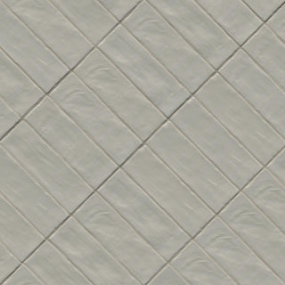 Soft Gray - 2.5x8 Zest Solid-Color Satin Wavy Ceramic Tile
