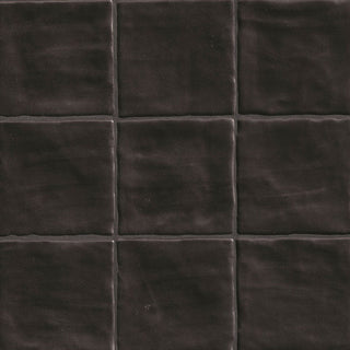 4x4 Zest Solid-Color Satin Undulated Ceramic Tile