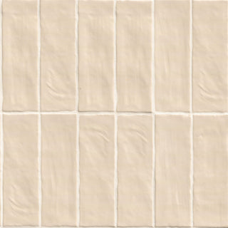 2.5x8 Zest Solid-Color Satin Wavy Ceramic Tile