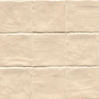 4x4 Zest Solid-Color Satin Undulated Ceramic Tile