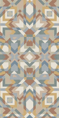 24x48 Eforea Abstract Pattern  Patterned Mixed-Color Matte Smooth Porcelain Tile Pastel Multi