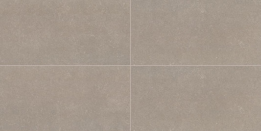 6x24 Astronomy  Natural Stone-Look Matte Smooth Porcelain Tile Taupe Gray
