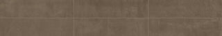 Earth Brown - 6x24 Chord Natural Concrete-Look Matte Smooth Porcelain Tile