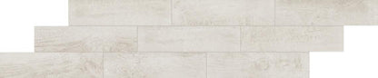 6x24 Platinum  Natural Wood-Look Matte Smooth Ceramic Tile White