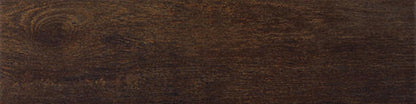 6x24 Platinum  Natural Wood-Look Matte Smooth Ceramic Tile Dark Brown