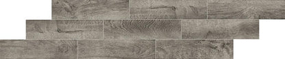 6x24 Platinum  Natural Wood-Look Matte Smooth Ceramic Tile Gray