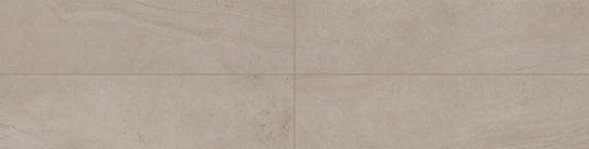 6x24 Wanderwise  Natural Stone-Look Matte Smooth Porcelain Tile Light Beige