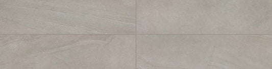 6x24 Wanderwise  Natural Stone-Look Matte Smooth Porcelain Tile Light Gray