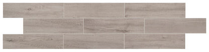 8x8 D_segni Terrazzo Scroll Vine  Patterned Encaustic-Look Matte Smooth Porcelain Tile Light Taupe