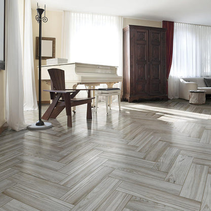 6x24 Knoxwood Linear  Natural Wood-Look Matte Textured Porcelain Tile Gray Oak