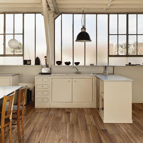 6x24 Knoxwood Linear  Natural Wood-Look Matte Textured Porcelain Tile Walnut Brown