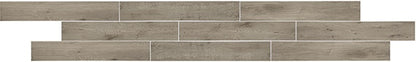 6x36 Sleigh Creek  Natural Wood-Look Matte Smooth Porcelain Tile Taupe Wood