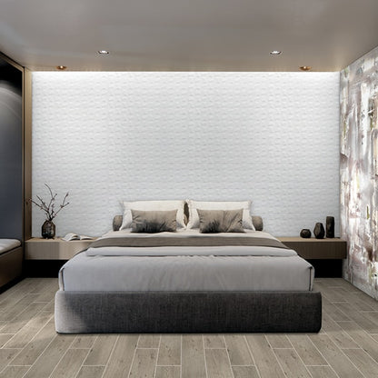 6x36 Sleigh Creek  Natural Wood-Look Matte Smooth Porcelain Tile Taupe Wood