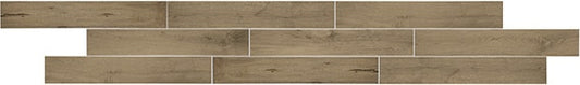 6x36 Sleigh Creek  Natural Wood-Look Matte Smooth Porcelain Tile Oak Brown