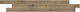 6x36 Sleigh Creek  Natural Wood-Look Matte Smooth Porcelain Tile Oak Brown