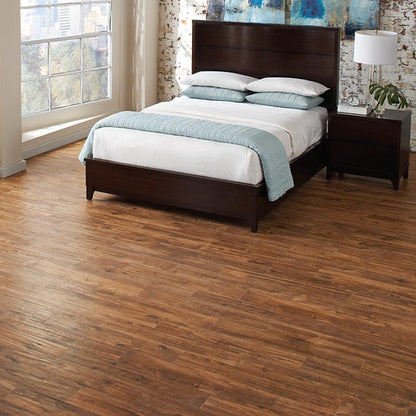 6x48 American Estates  Natural Wood-Look Matte Smooth Porcelain Tile Rustic Brown