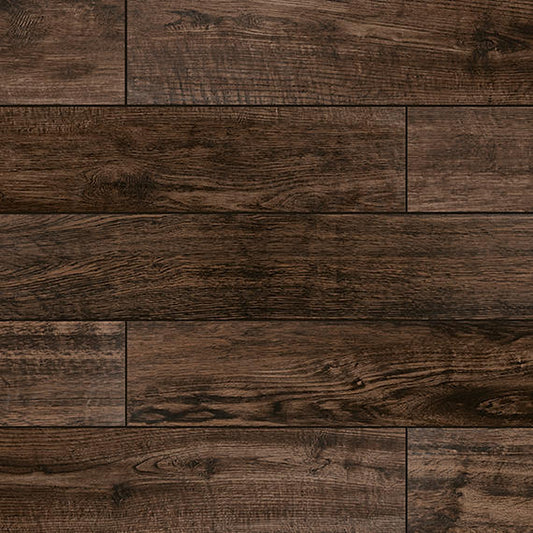 6x48 American Estates  Natural Wood-Look Matte Smooth Porcelain Tile Spice Brown