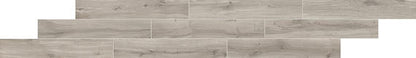 8x48 Acreage  Natural Wood-Look Matte Smooth Porcelain Tile Ash Gray
