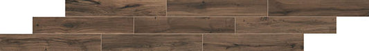 8x48 Acreage  Natural Wood-Look Matte Smooth Porcelain Tile Dark Walnut