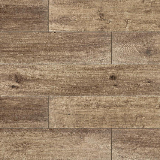 8x48 American Estates  Natural Wood-Look Matte Smooth Porcelain Tile Warm Brown