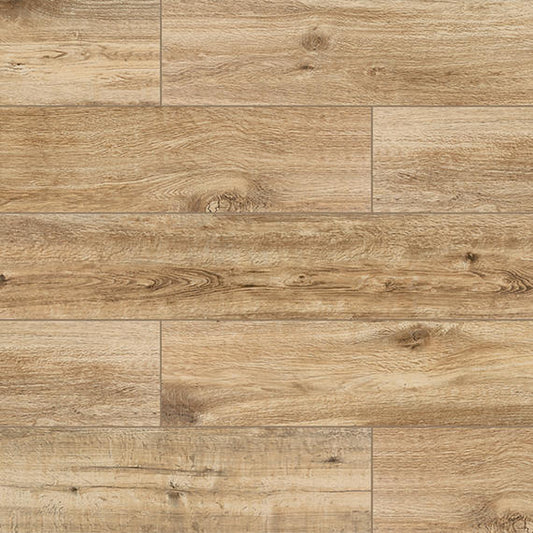 8x48 American Estates  Natural Wood-Look Matte Smooth Porcelain Tile Natural Beige
