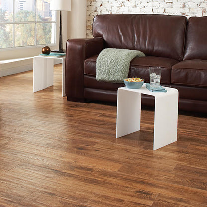 8x48 American Estates  Natural Wood-Look Matte Smooth Porcelain Tile Rustic Brown
