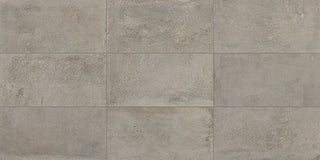 12x24 Rekindle Stepwise Concrete-Look Matte Smooth Porcelain Tile