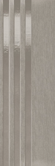 10x30 Apothesis   Natural-Look Matte 3D-Geometric Grooved Porcelain Tile Light Beige