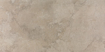 12x24 Haddonstone Light Veining  Stepwise Stone-Look Matte Smooth Porcelain Tile Atlas Taupe