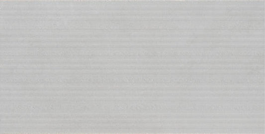 12x24 Rigid Clay Linear  Natural Solid-Color Matte Textured Ceramic Tile Light Gray