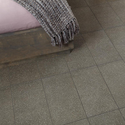 12x24 Neospeck  Natural Concrete-Look Polished Smooth Porcelain Tile Medium Brown