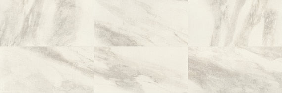 12x24 Historia Linear  Natural Marble-Look Polished Smooth Porcelain Tile White Gray