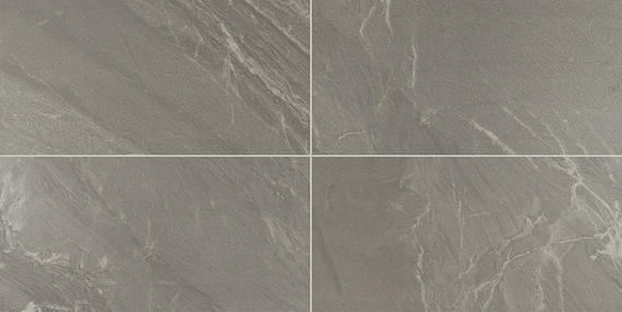 12x24 Vertuo Light Veining Scratch Resistant Natural Stone-Look Matte Smooth Porcelain Tile Warm Gray
