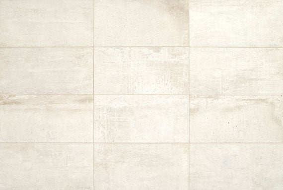 12x24 Union  Natural Concrete-Look Matte Smooth Porcelain Tile Soft White
