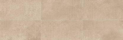 12x24 Chord  Natural Concrete-Look Matte Smooth Porcelain Tile Warm Beige
