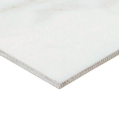 12x24 Platinum  Natural Marble-Look Matte Smooth Porcelain Tile White Gold