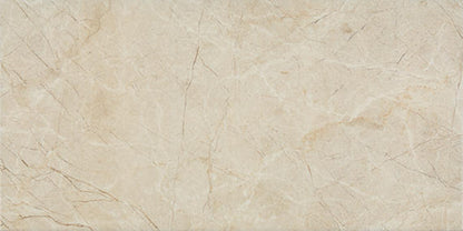 12x24 Platinum  Natural Marble-Look Matte Smooth Porcelain Tile Almond