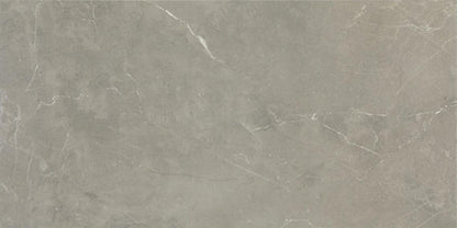 12x24 Prime  Natural Stone-Look Matte Smooth Ceramic Tile Dark Gray