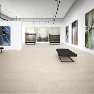 Cream White - 12x24 Neospeck Natural Concrete-Look Matte Smooth Porcelain Tile