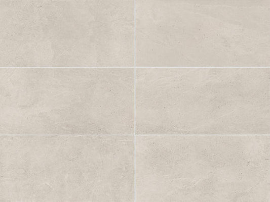 12x24 Primstone  Natural Stone-Look Matte Smooth Porcelain Tile Beige