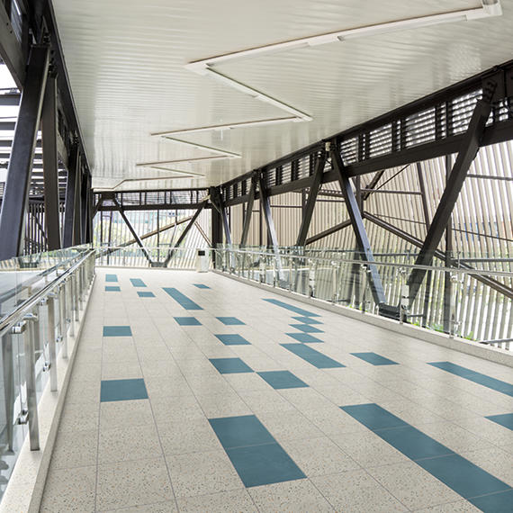 12x24 Portfolio Vivid  Natural Concrete-Look Matte Smooth Porcelain Tile Steel Blue