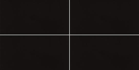 12x24 Pure  Natural Solid-Color Matte Smooth Porcelain Tile Jet Black