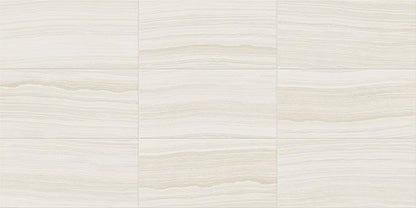 12x24 Santino  Natural Fabric-Look Matte Smooth Porcelain Tile Cream White