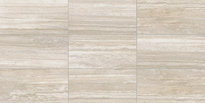 12x24 Reservorio  Natural Stone-Look Matte Smooth Porcelain Tile Beige