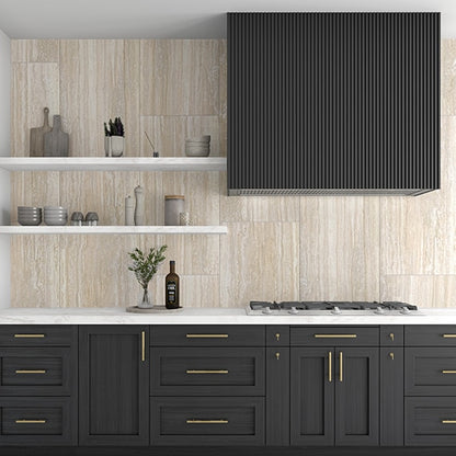 12x24 Reservorio  Natural Stone-Look Matte Smooth Porcelain Tile Beige