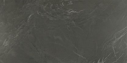 12x24 Vertuo Light Veining  Natural Stone-Look Matte Smooth Porcelain Tile Deep Gray